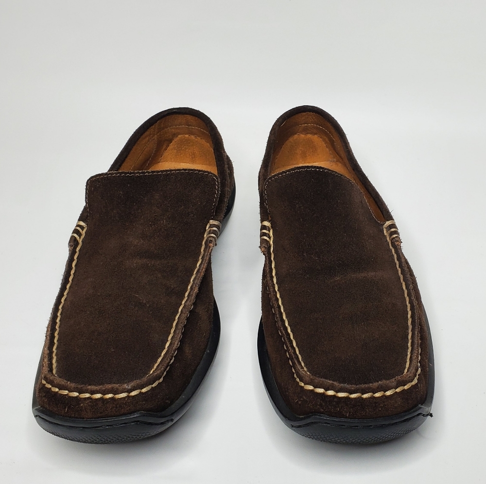 Classic Rust Suede Leather Shoes
